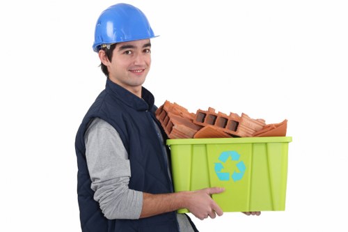 Team managing home clearance in Barbican neighborhood
