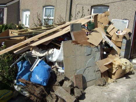 Garden debris removal service